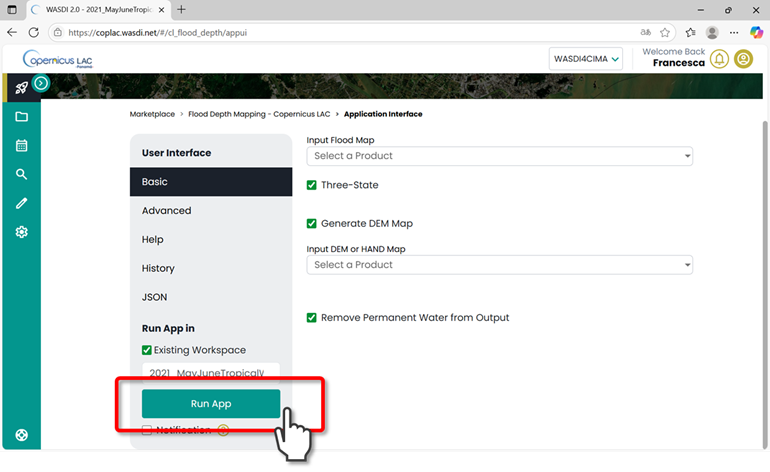 app advanced input