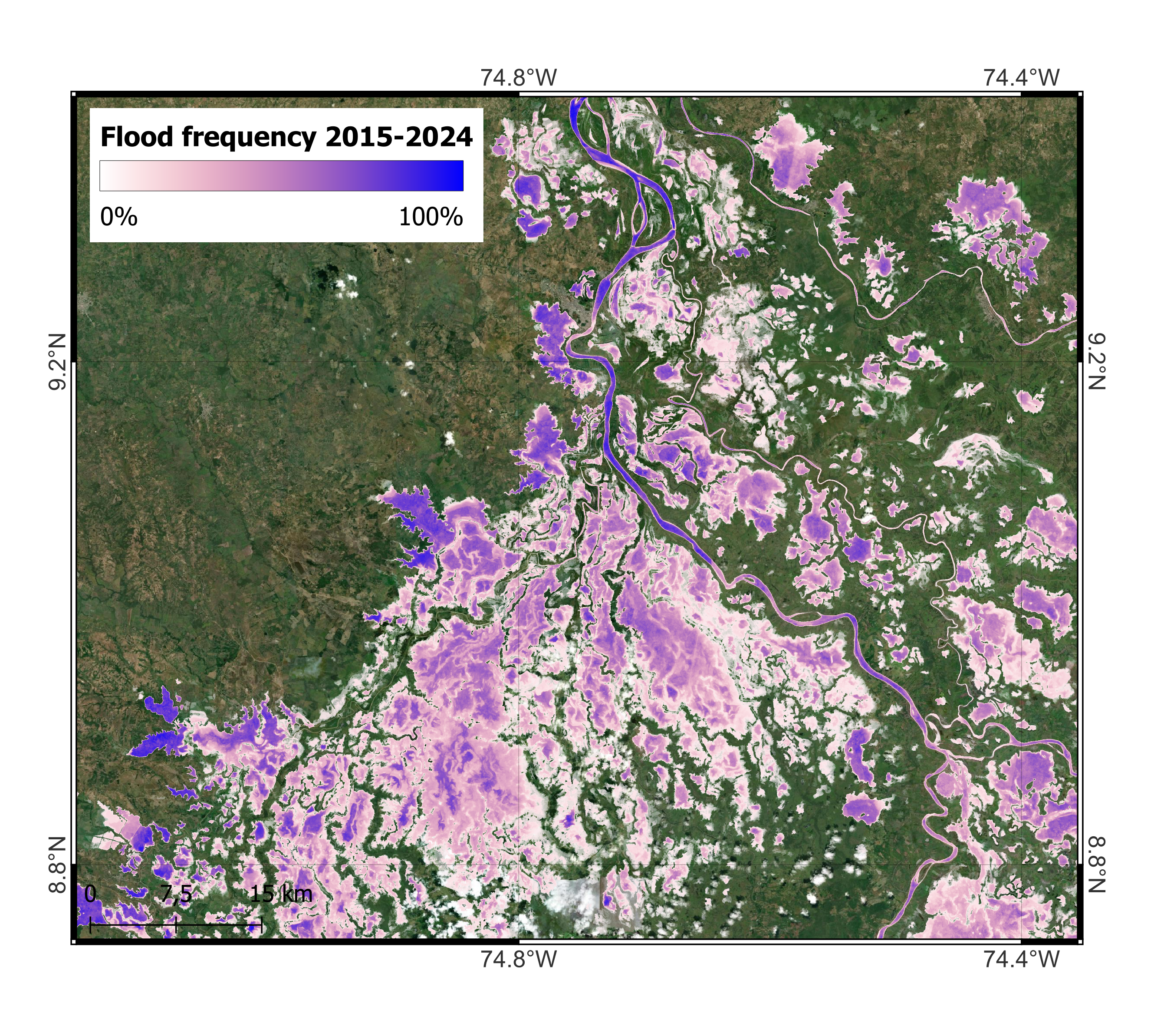 Flood Frequency Map