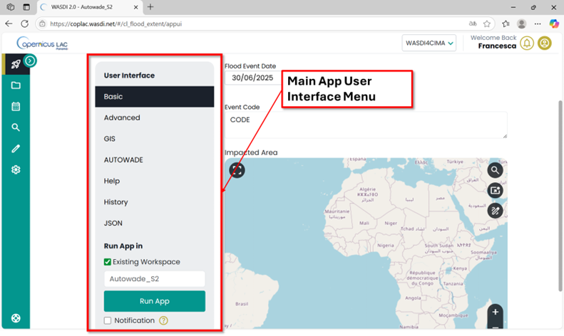 app ui
